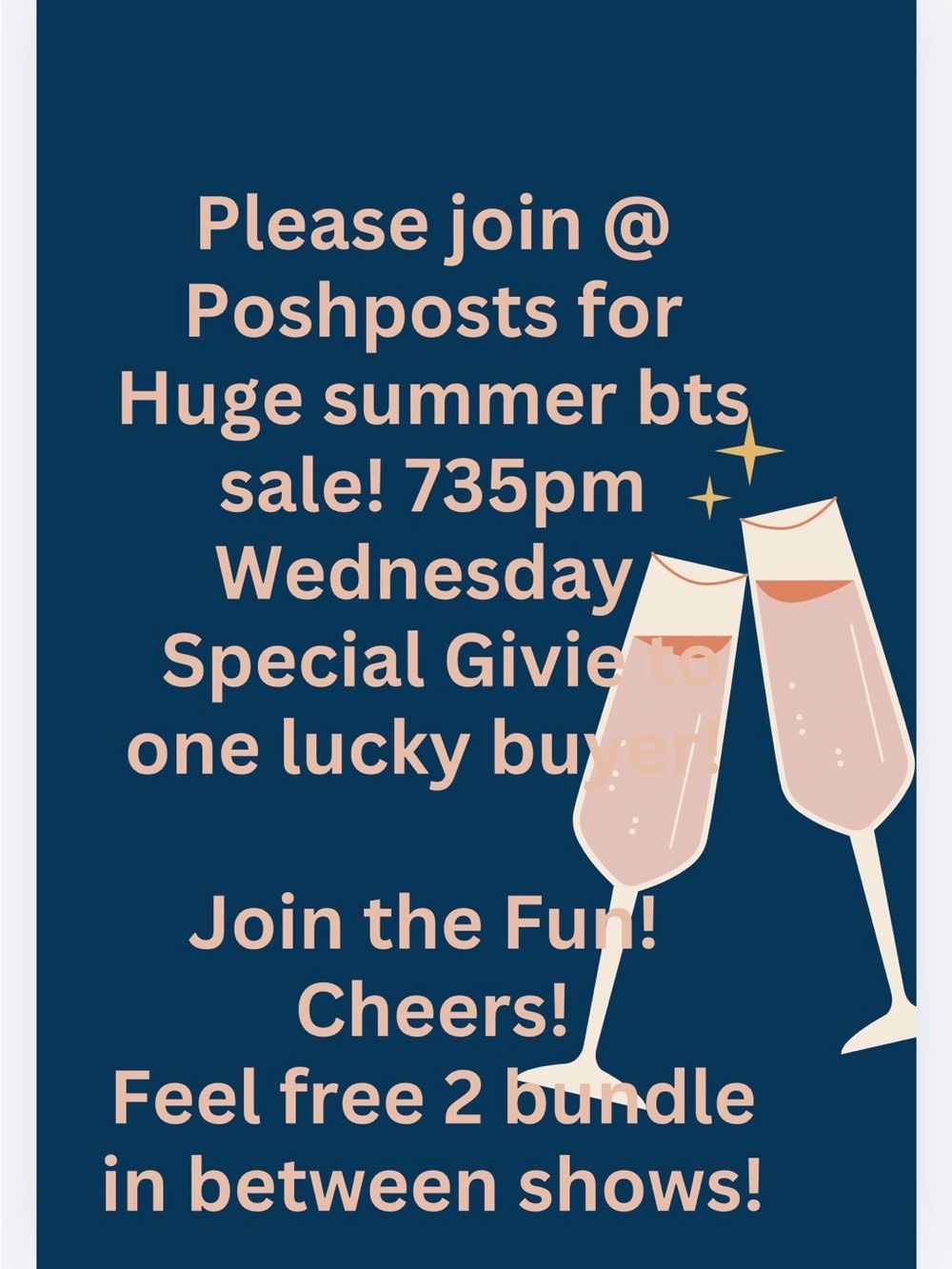 Live Notice!l Like this listing2be notified of lives!join the fun! All NWT!